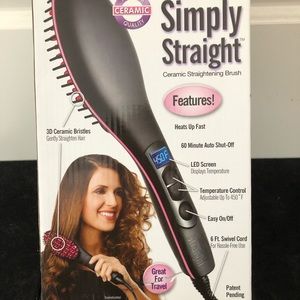 Simply Straight Ceramic Straightening Brush (As Seen On TV)